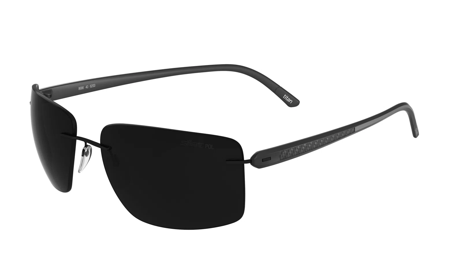Silhouette Spielberg Rimless 8722 Sunglasses - view 2